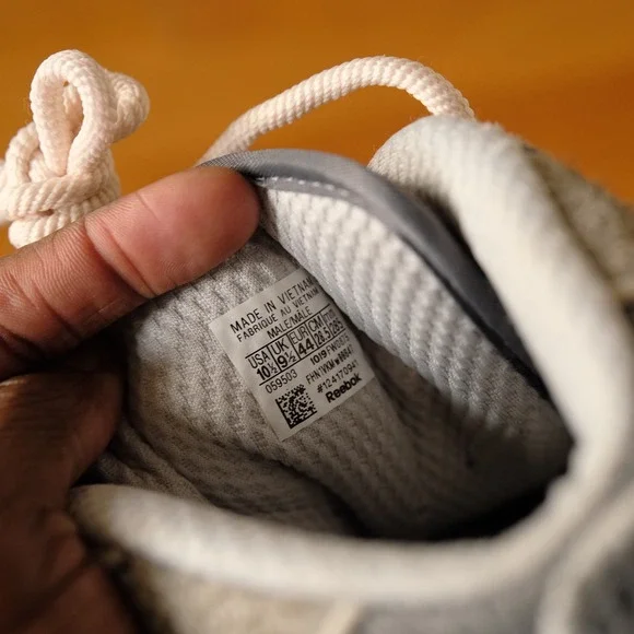 Reebok Question Mid Men's Suede Basketball Shoes Grey Size 10.5 Allen Iverson - Picture 7 of 7